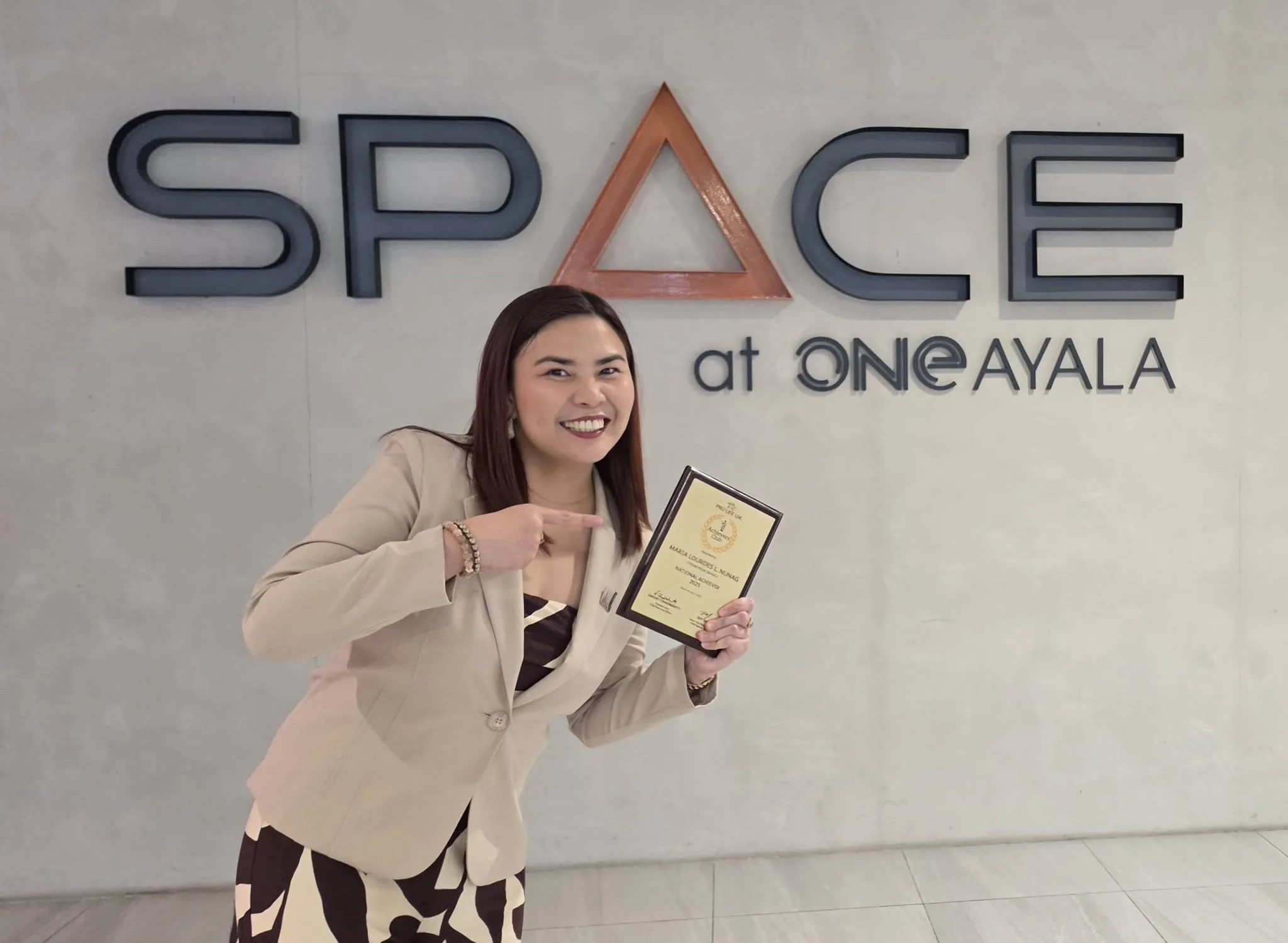 Maria Lourdes Nunag at a professional event
